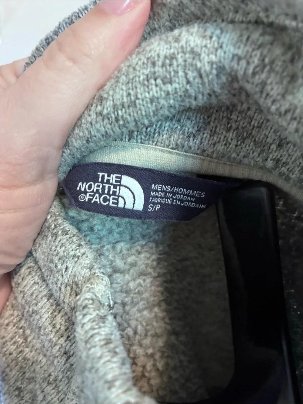 The North Face zip classic